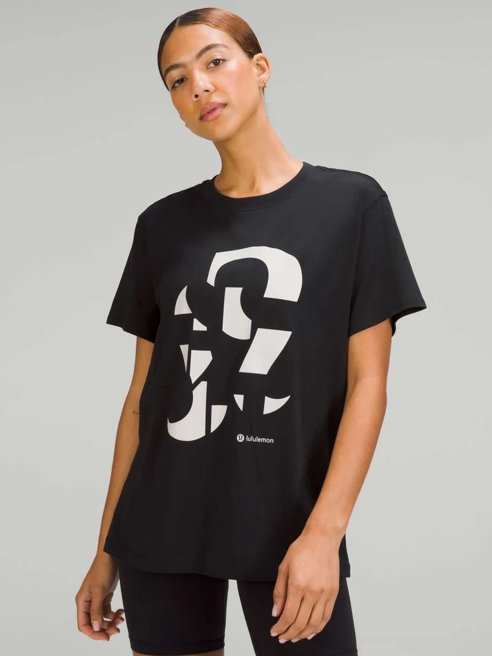 Lululemon All Yours Graphic Short Sleeve T-Shirt in Black Size 6
